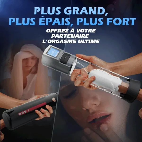 Pompe à pénis à 10 vibrations et 6 succions pour homme – Image 4