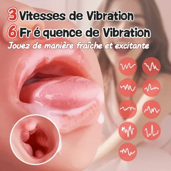 Reina - 10 vibration glans trainer Sexe oral Entraînement de précision – Image 7