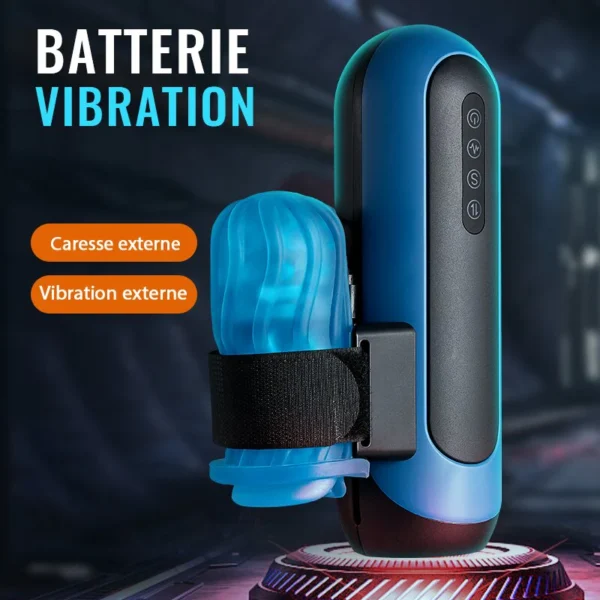 700 coups par minute 6 coups 10 Masturbateur cup vibrant – Image 2