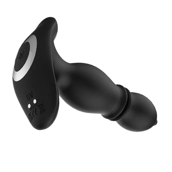 Masseur de prostate 9 Vibration & 9 va-et-vient de billes & 9 tapotements avec cockring – Image 6