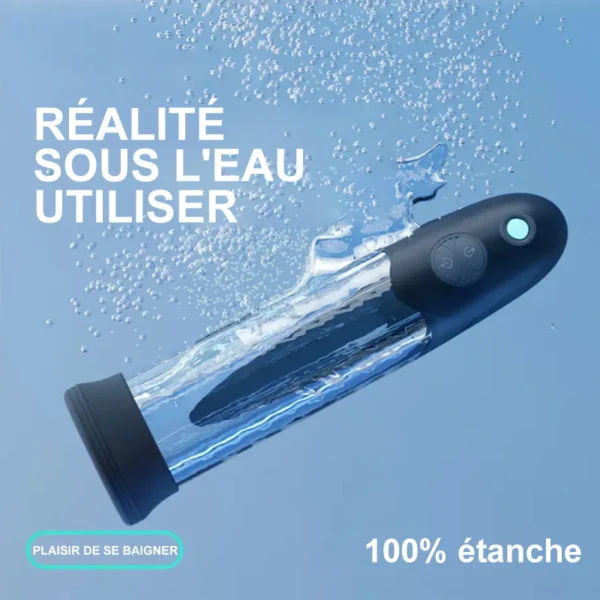 【Nouveau produit】WaterSamurai - Pompe à pénis Aspiration par le vide avec érection super étanche – Image 3
