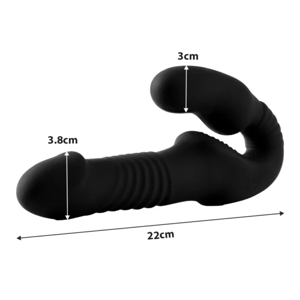 Seigneur des Anneaux 10 masseur anal vibrants avec cockring – Image 2