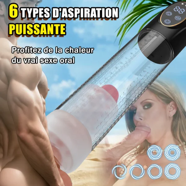 Pompe à vide électrique, étanche, 7 modes, Étanche selon la norme IPX7 – Image 3
