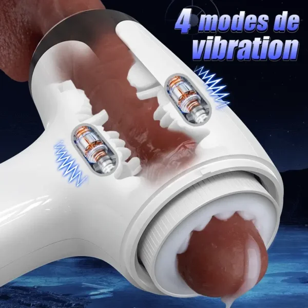 William - Trou traversant Masturbateur Masculin Vibrant&Va-et-Viens – Image 2