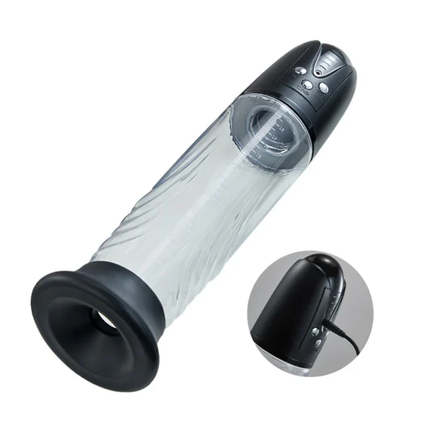 Veut être plus grand - Amplificateur de pénis masculin à aspiration sous vide - Amplificateur de passion – Image 3