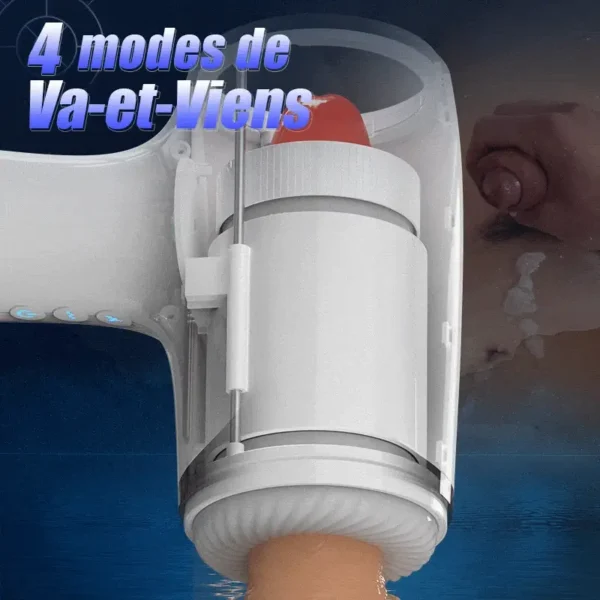 William - Trou traversant Masturbateur Masculin Vibrant&Va-et-Viens – Image 3