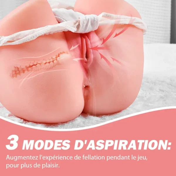 HERA 3 Fréquence Aspiration 6 Fréquence Vibration Poupées sexuelles réalistes – Image 5