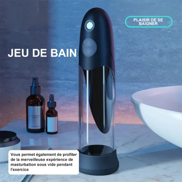 【Nouveau produit】WaterSamurai - Pompe à pénis Aspiration par le vide avec érection super étanche – Image 4