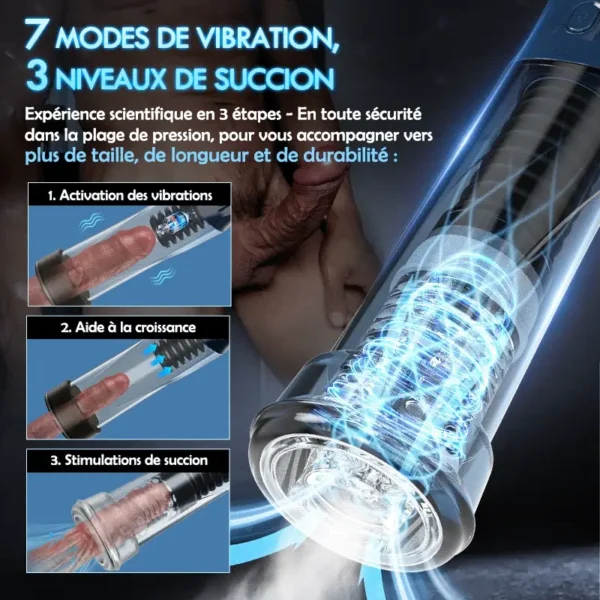 【NEW】Masseur de prostate en silicone vibrant et battant avec anneau pénien – Image 4