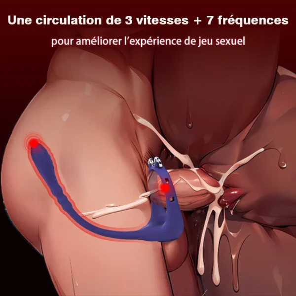 Rosy Plug Anal en verre avec une base rose – Image 6