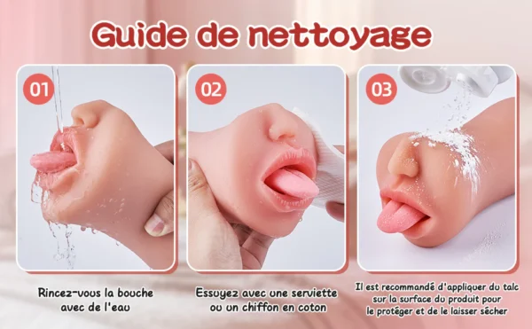 Reina - 10 vibration glans trainer Sexe oral Entraînement de précision – Image 3