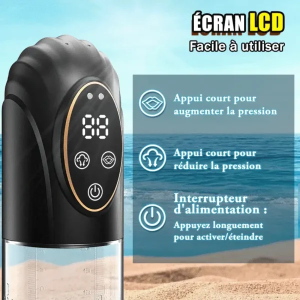 Pompe à vide électrique, étanche, 7 modes, Étanche selon la norme IPX7 – Image 5