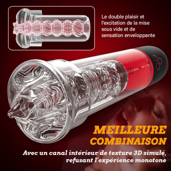 2 en 1 Pompe à pénis automatique S-HANDE – Image 4