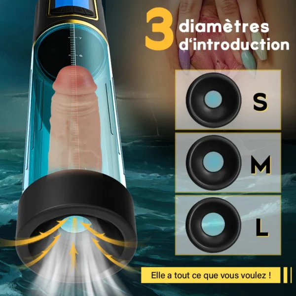 AIS pénis pompe pénis entraînement 8 succion masturbateur – Image 4