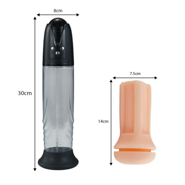 Veut être plus grand - Amplificateur de pénis masculin à aspiration sous vide - Amplificateur de passion – Image 4
