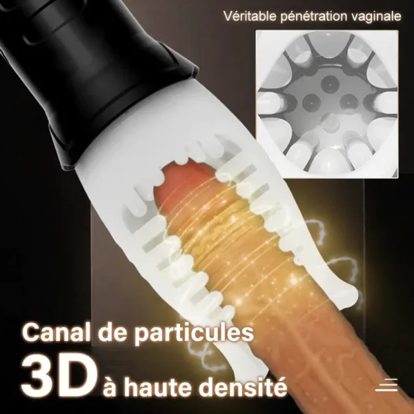 TORNADE 2 EN 1 Masturbateur Cup 5 Rotations +10 Vibrations Acmejoy – Image 5