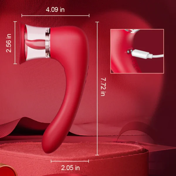 Vibrateur à succion Stimulateur clitoridien & mamelonnaire – Image 6