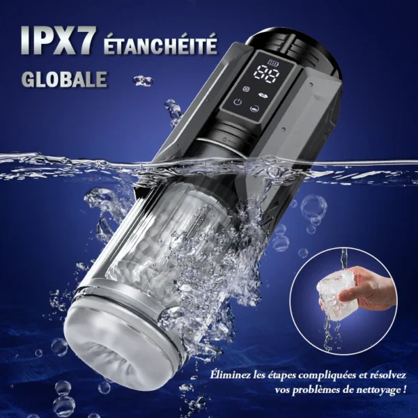 King - Masturbateur automatique 4 en 1 pour hommes, 100% étanche – Image 6