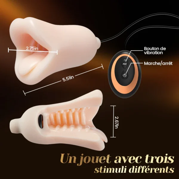 Reina - 10 vibration glans trainer Sexe oral Entraînement de précision – Image 7