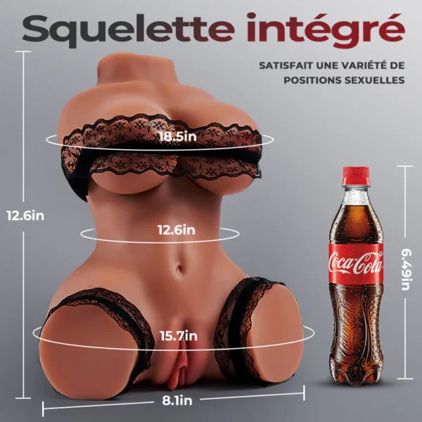 ERIKA Gros Seins Double Canal Poupée Sexuelle Réaliste – Image 5