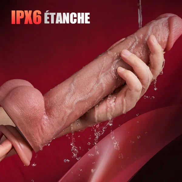 HONKAI - Gode chauffant avec 8 Va-et-Viens & 10 Vibrantions puissants – Image 7
