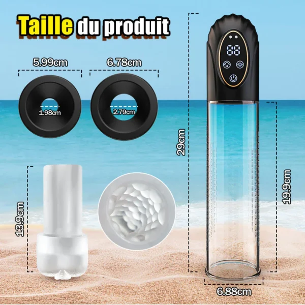 Pompe à vide électrique, étanche, 7 modes, Étanche selon la norme IPX7 – Image 8