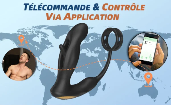 SAUL 3 Télescopique 12 Vibration Vibromasseur de Prostate – Image 5