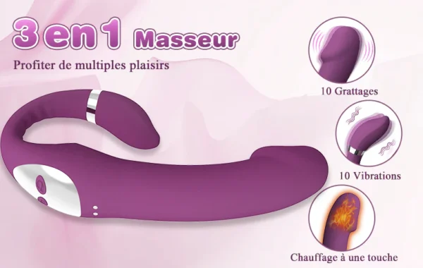 Palos Stimulateur Prostatique 7 Vibrations & 7 Va-et-vient – Image 3