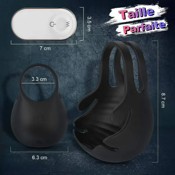 Anneaux Testicules Anneaux Pénis 9 Vibrations S-Hande – Image 7