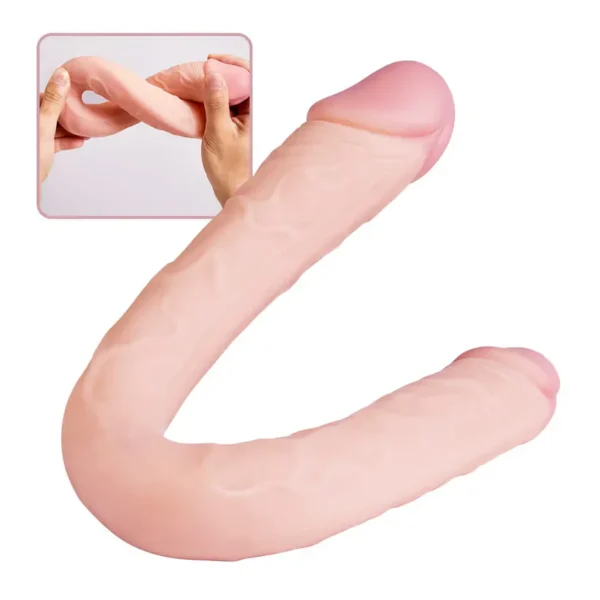 Double gode réaliste pour femmes lesbiennes hommes gays – Image 2