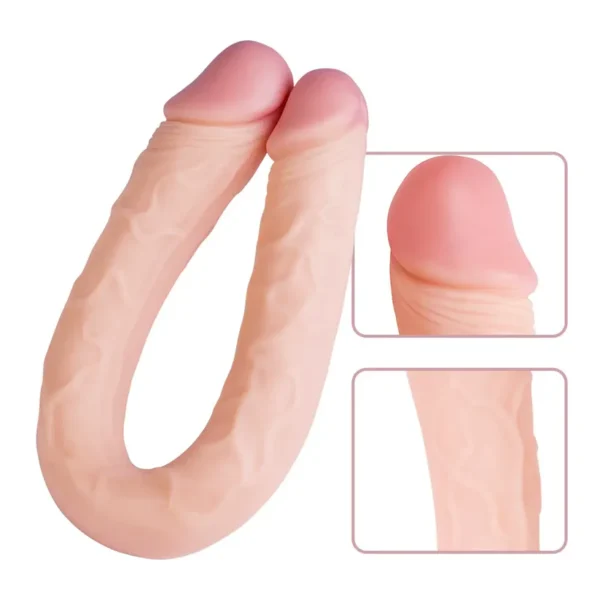 Double gode réaliste pour femmes lesbiennes hommes gays – Image 3