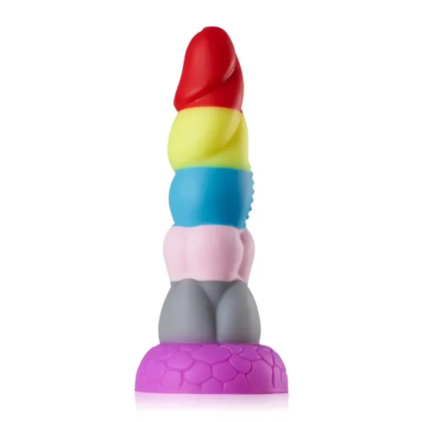 Grand gode arc-en-ciel avec ventouse