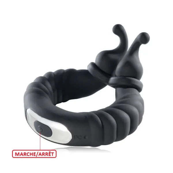 Lapin Cockring Anneau de Pénis 10 Vibrations – Image 5