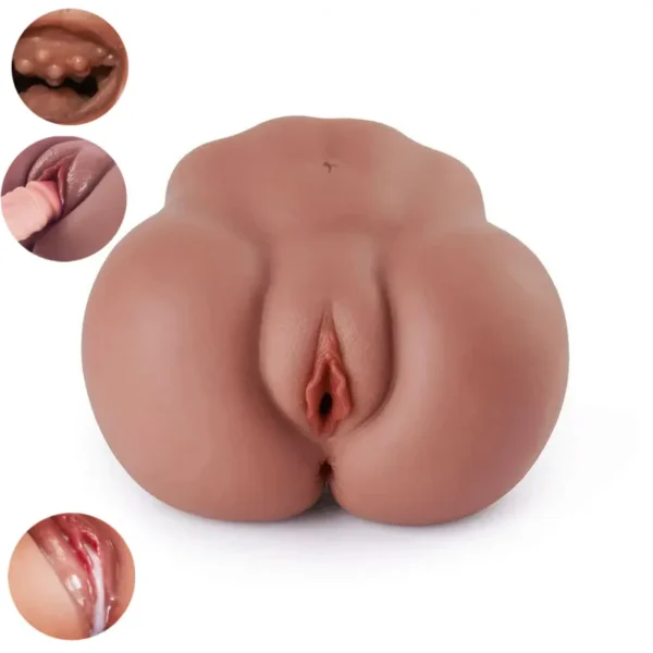 Marron masturbateur réaliste vagin anus chatte masturbateur