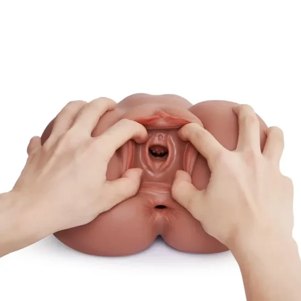 Marron masturbateur réaliste vagin anus chatte masturbateur – Image 4