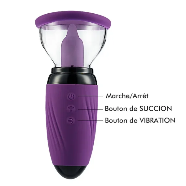 MELODY Rabbit Design 10 vibration 5 succion Ventouse pour clitoris – Image 5