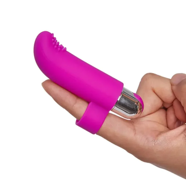 Vibration des doigts 10 vibrations vibromasseur violet – Image 3