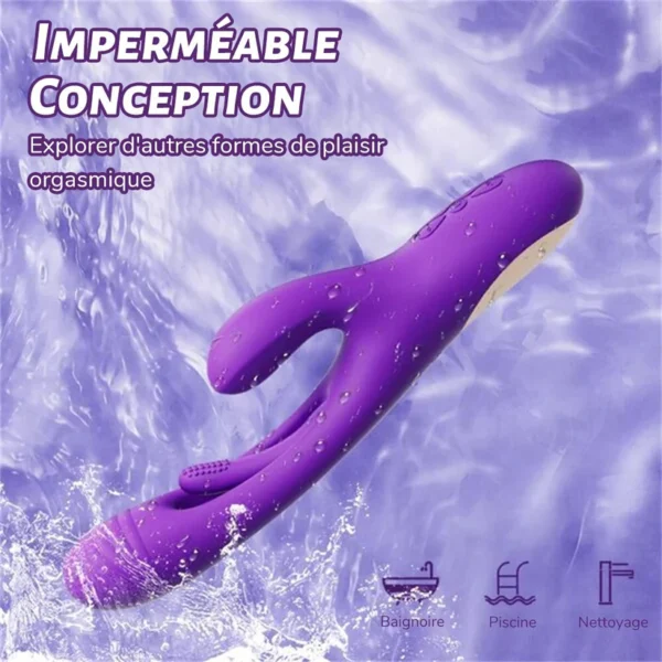 Vibrateur 3 en 1 pour le point G et le point A pour le massage clitoridien – Image 6