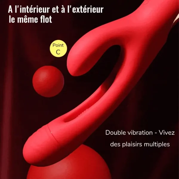 Vibrateur 3 en 1 pour le point G et le point A pour le massage clitoridien – Image 8